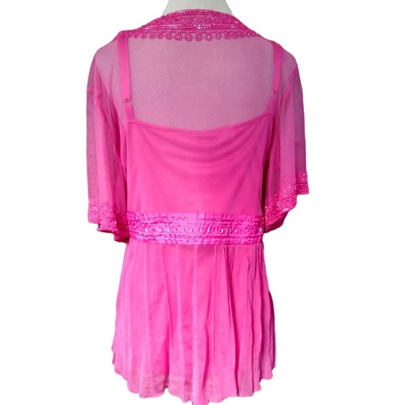 LANE BRYANT Fuschia pink 2 pc. 22/24 Like new. - Picture 7 of 9